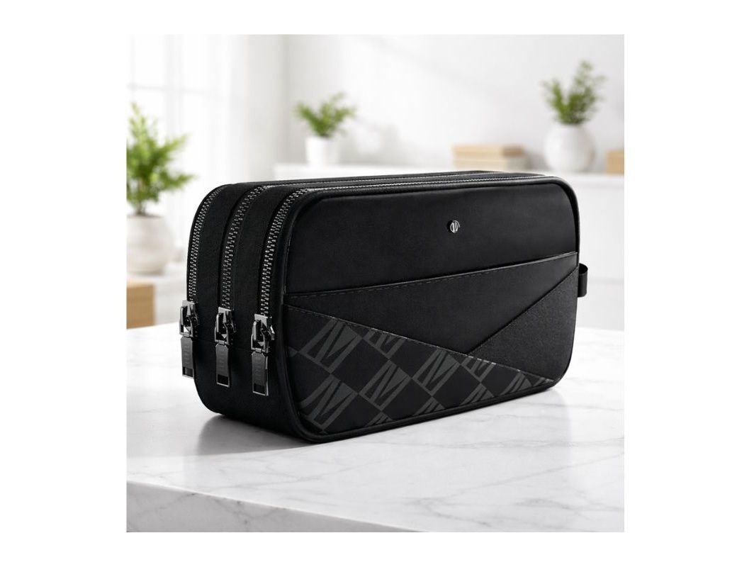 Levelo Poche Pouch With LVL Signature Logo - Black