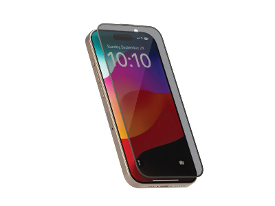 Levelo Privacy Soft Edge Twice-Tempered Glass For IPhone 15 - Black