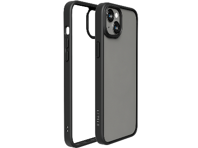 Levelo Solo iPhone 14 Plus Clear Back Case - Black