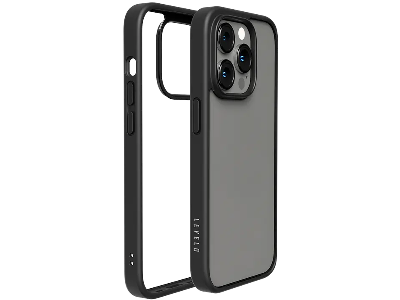 Levelo Solo iPhone 14 Pro Clear Back Case - Black