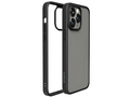 Levelo Solo Clear Back Case For iPhone 14 Pro Max Black