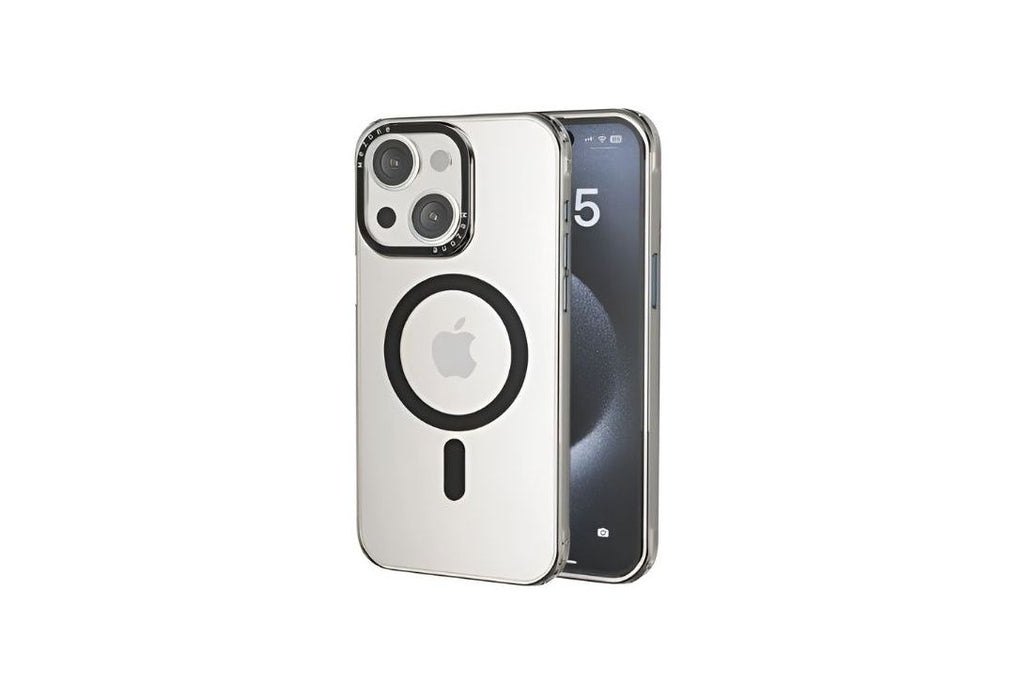 Mezone Clear Magnetic Case iPhone 14 - Black