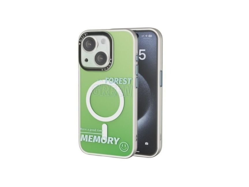 Mezone Memory Magnetic Case iPhone 15 - Green