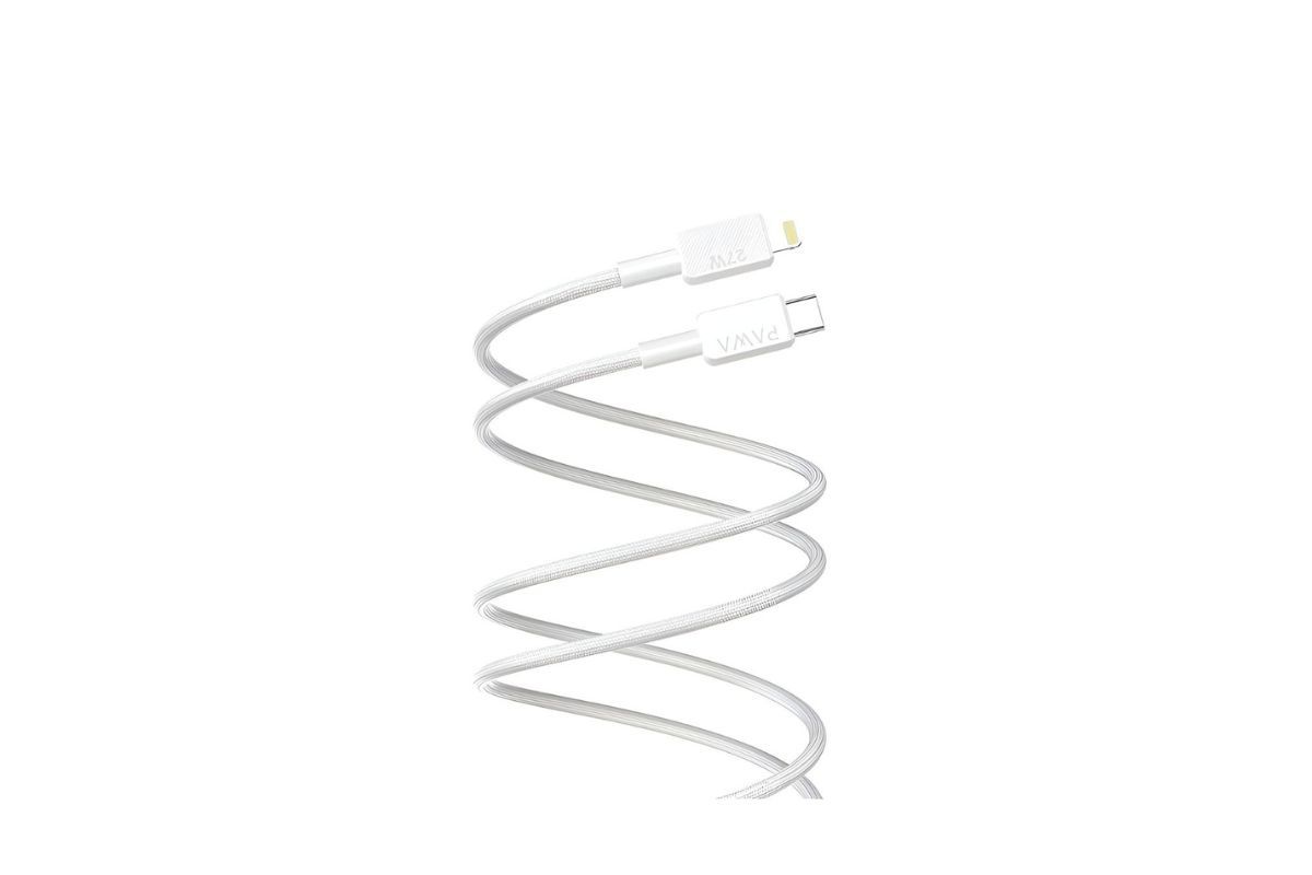 Pawa El-Claro Series Premium Braided Cable USB-C to Lightning 27W - White