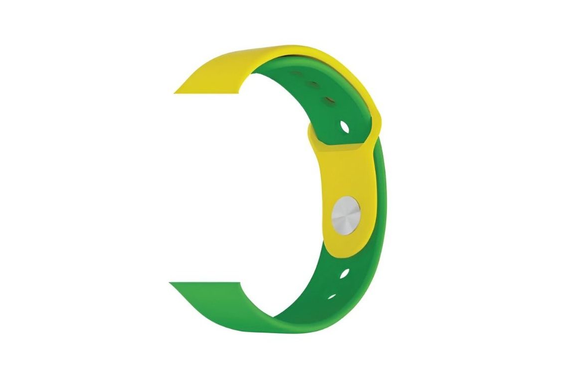 Porodo Lifestyle Silicone Brazil Flag Watch Belt