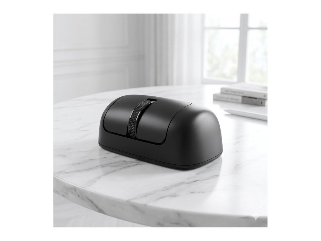 Porodo Wireless Horizontal Mouse DPI 2000 - Black