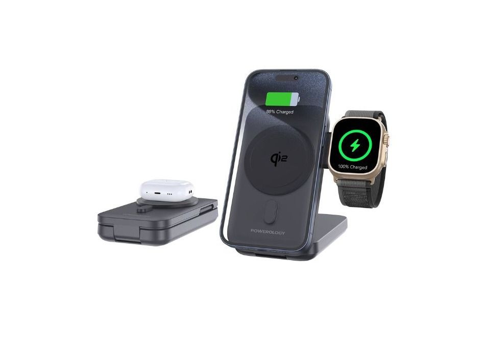 Wireless Power Bank – 3 in 1 MagSafe Charger Phone & Watch Charger Powerology