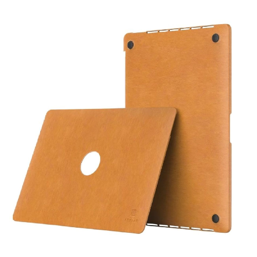 Levelo Gevena Leather Macbook Air 15.3" Cover-Brown