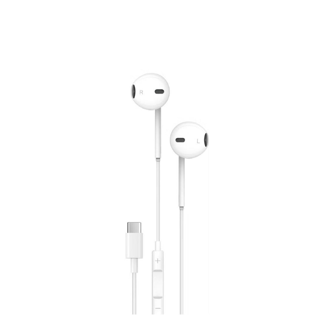 Pd-stcep-wh Porodo Soundtec Stereo Earphones Type-c with High-clarify Mic