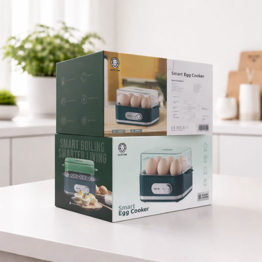Electric Egg Cooker – Green Lion 6-Egg Automatic Egg Boiler