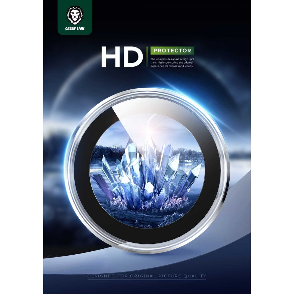 Green Lion Trio Camera Lens for iPhone 15 Pro / iPhone 15 Pro Max -Clear