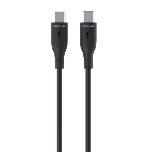 Green Lion USB-C TO USB-C PVC Cable 30 CM - Black