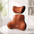 JBQ Car Headrest & Lumbar Support Cushion Set - Orange