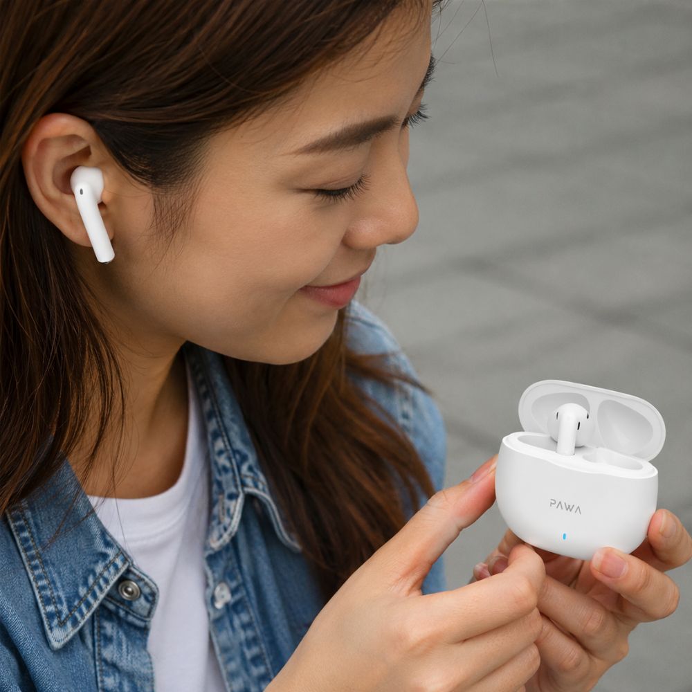 Pawa Limpid True Wireless Earbuds – White