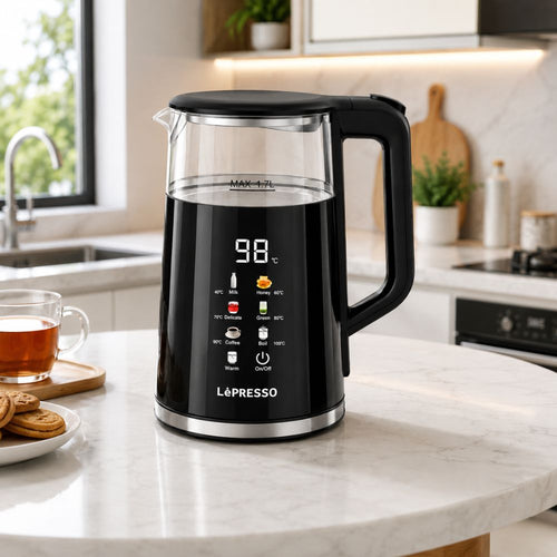 1.7L Digital Electric Kettle – Temperature Control Water Boiler LePresso