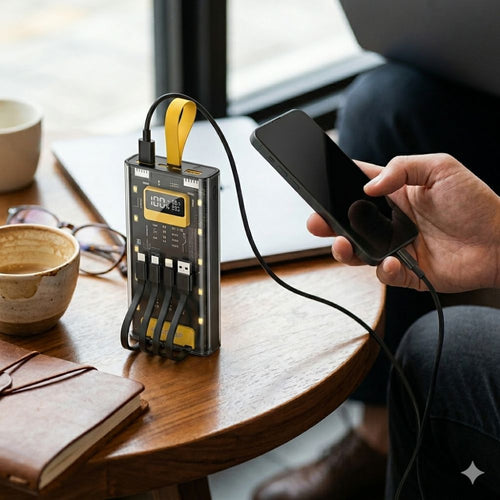 10000mAh Power Bank – Fast Charging Portable Mobile Charger for iPhone & Android