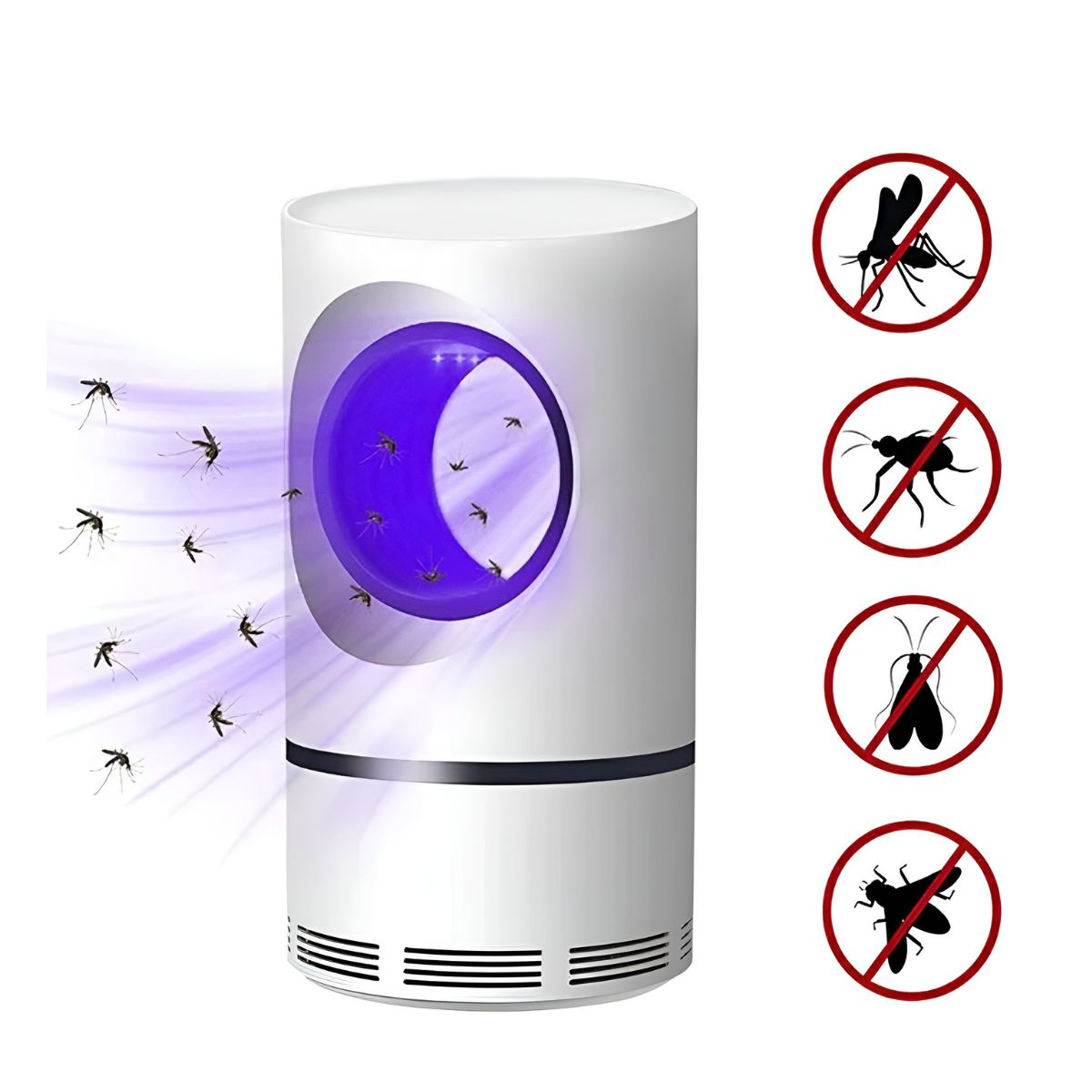 Photocatalysis Suction UV Mosquito Killer Lamp