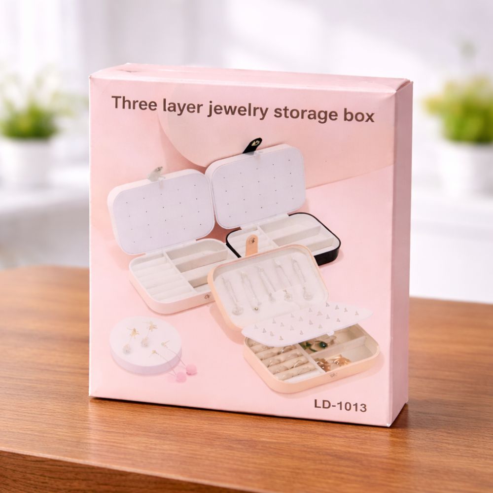 Storage Organizer – Three-layer Jewelry Storage Box