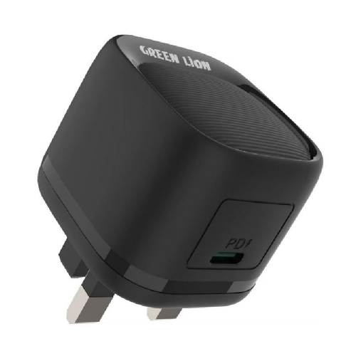 USB-C Wall Charger Adapter – 20W Fast Charger Green Lion
