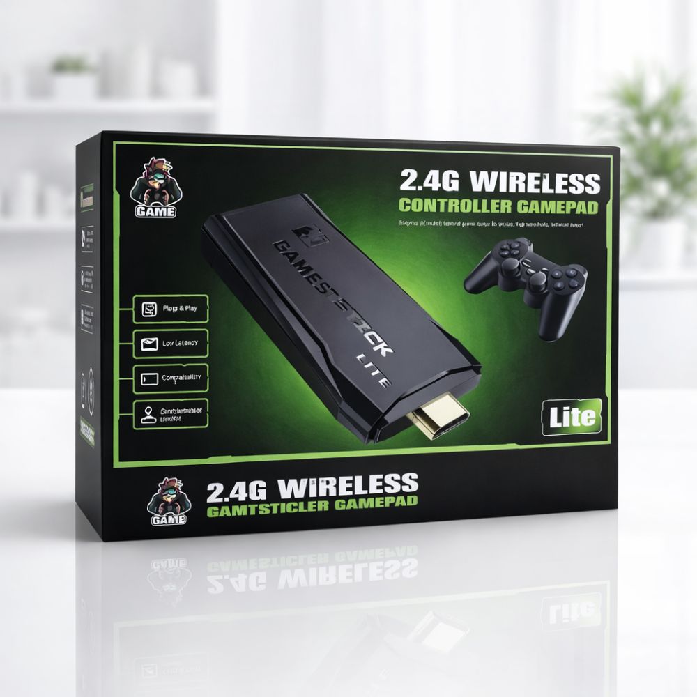 Wireless Game 4K HDMI STICK_X000D_ 2.4G Wireless Controller Gamepad