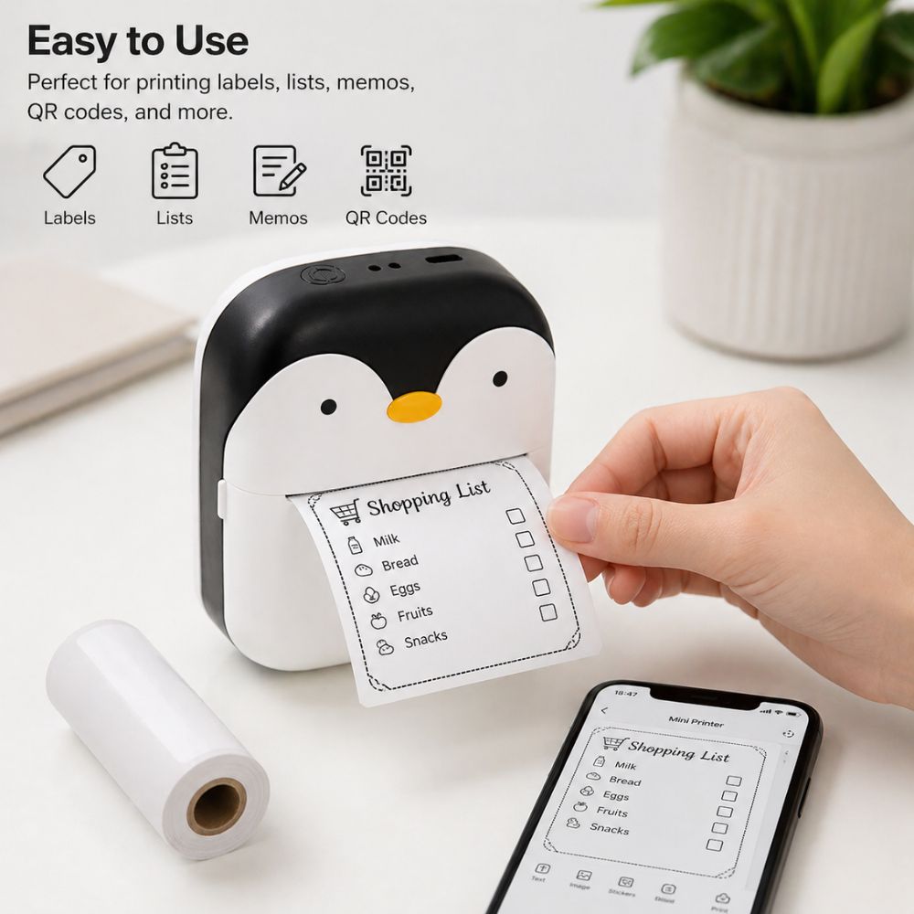Generic Mini Printer - White