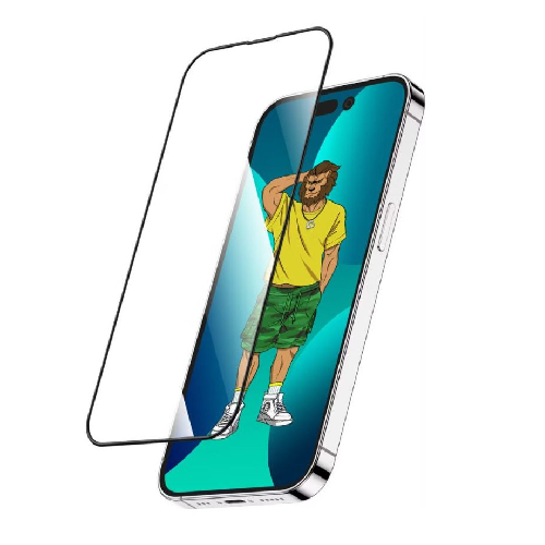 Green Lion 3D Silicone HD Glass Screen Protector for iPhone 14 Pro Max - Clear