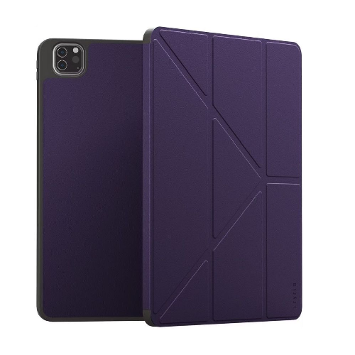Levelo Elegante Hybrid Leather iPad Pro 11" Case-Purple