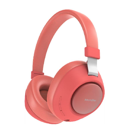 Porodo Soundtec Deep Sound Wireless Headphone-Red