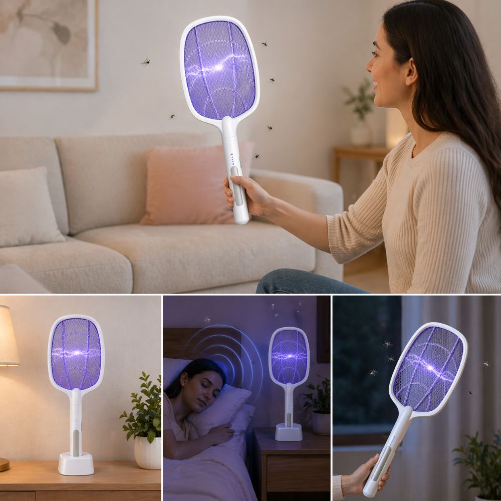 Multifunction Electric Mosquito Swatter