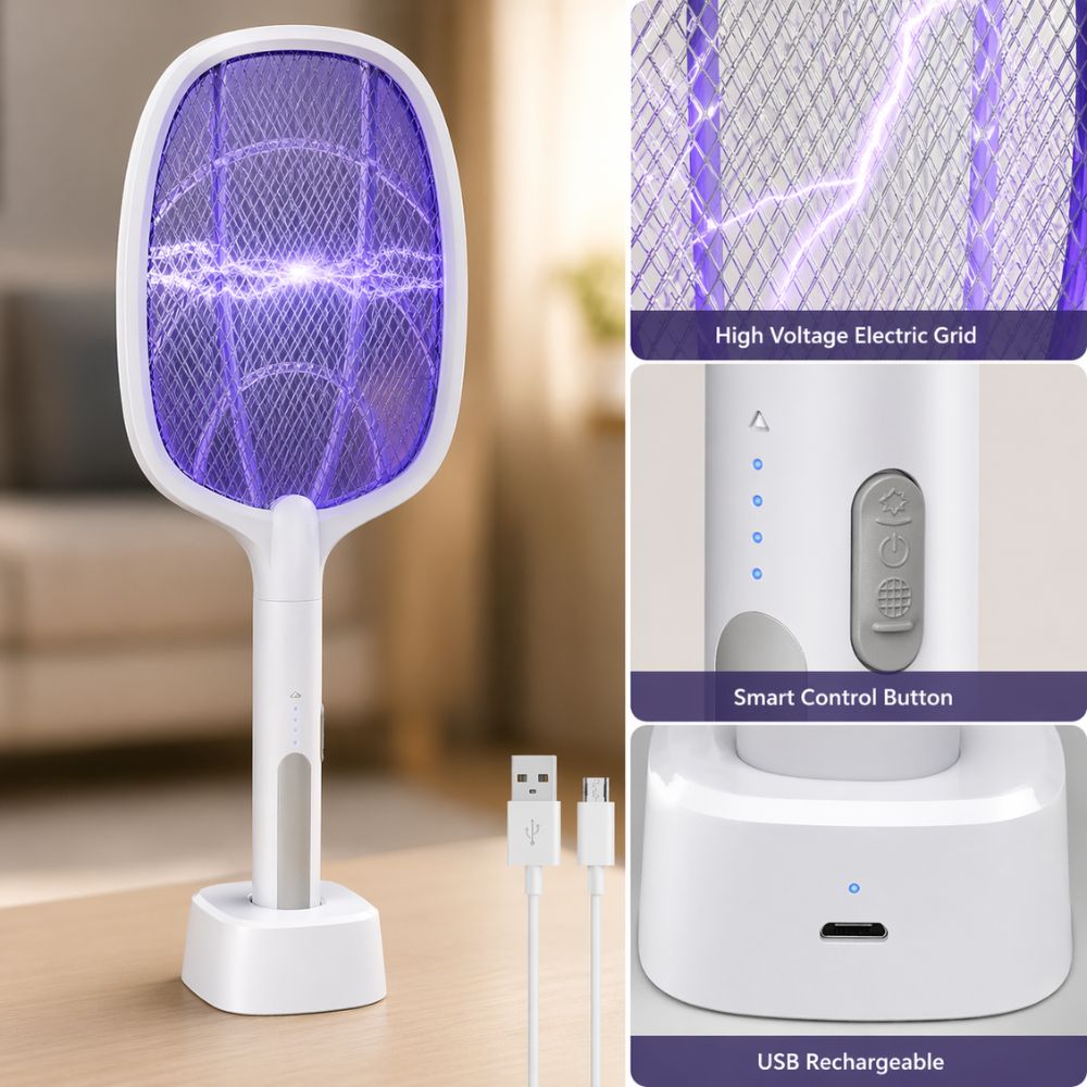 Multifunction Electric Mosquito Swatter