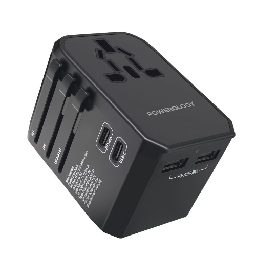 Powerology Universal Charger with Triple USB-A Ports 45W