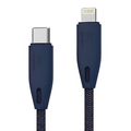 Powerology Braided Usb-C To Lightning Cable (1.2M/4Ft)