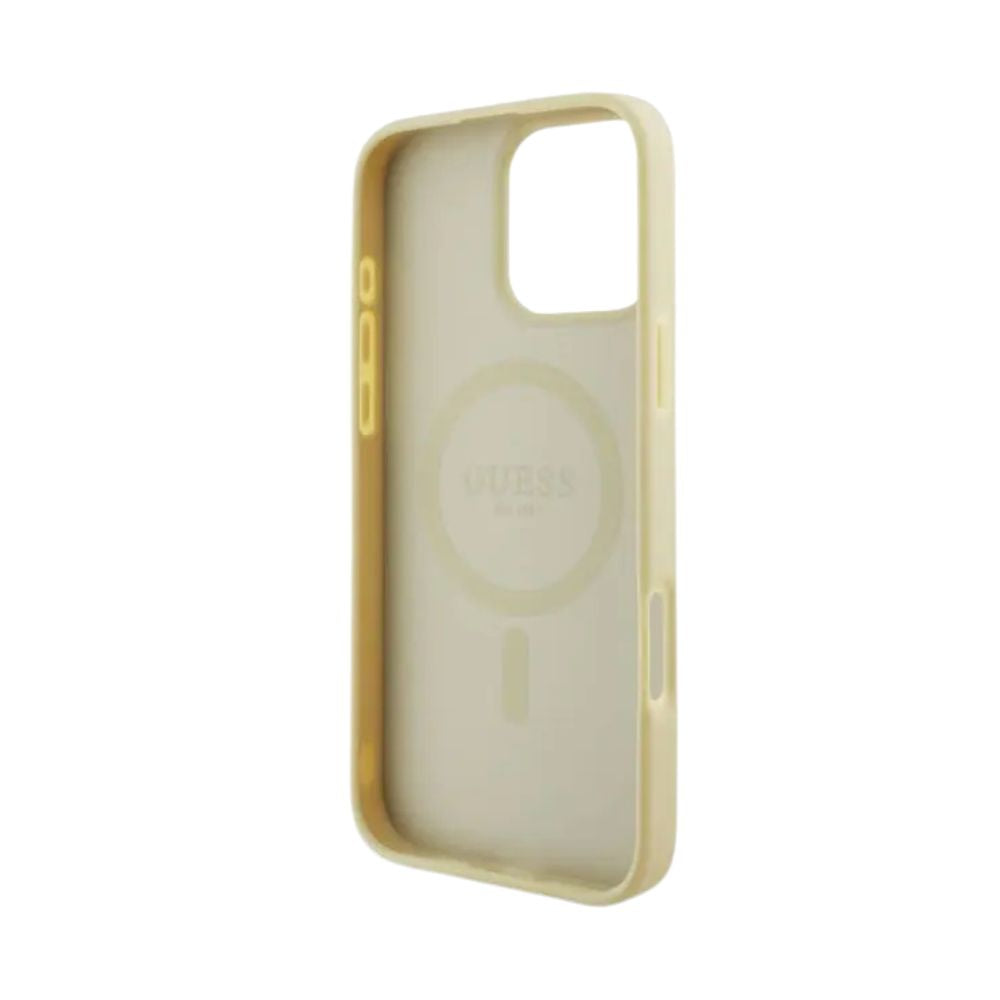 Guess MagSafe iPhone 16 Pro Case Saffiano PU Luxury Protection