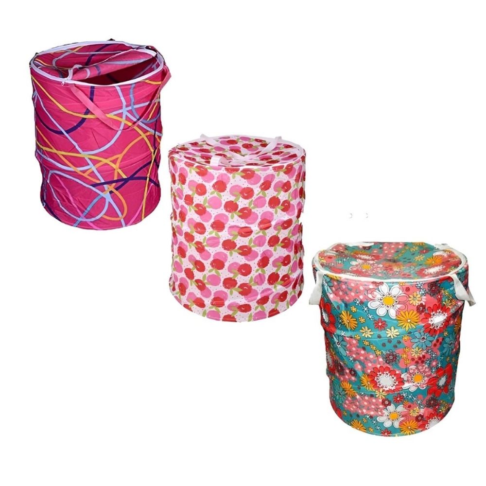 Large Cotton Laundry Basket Qatar - Foldable Hamper