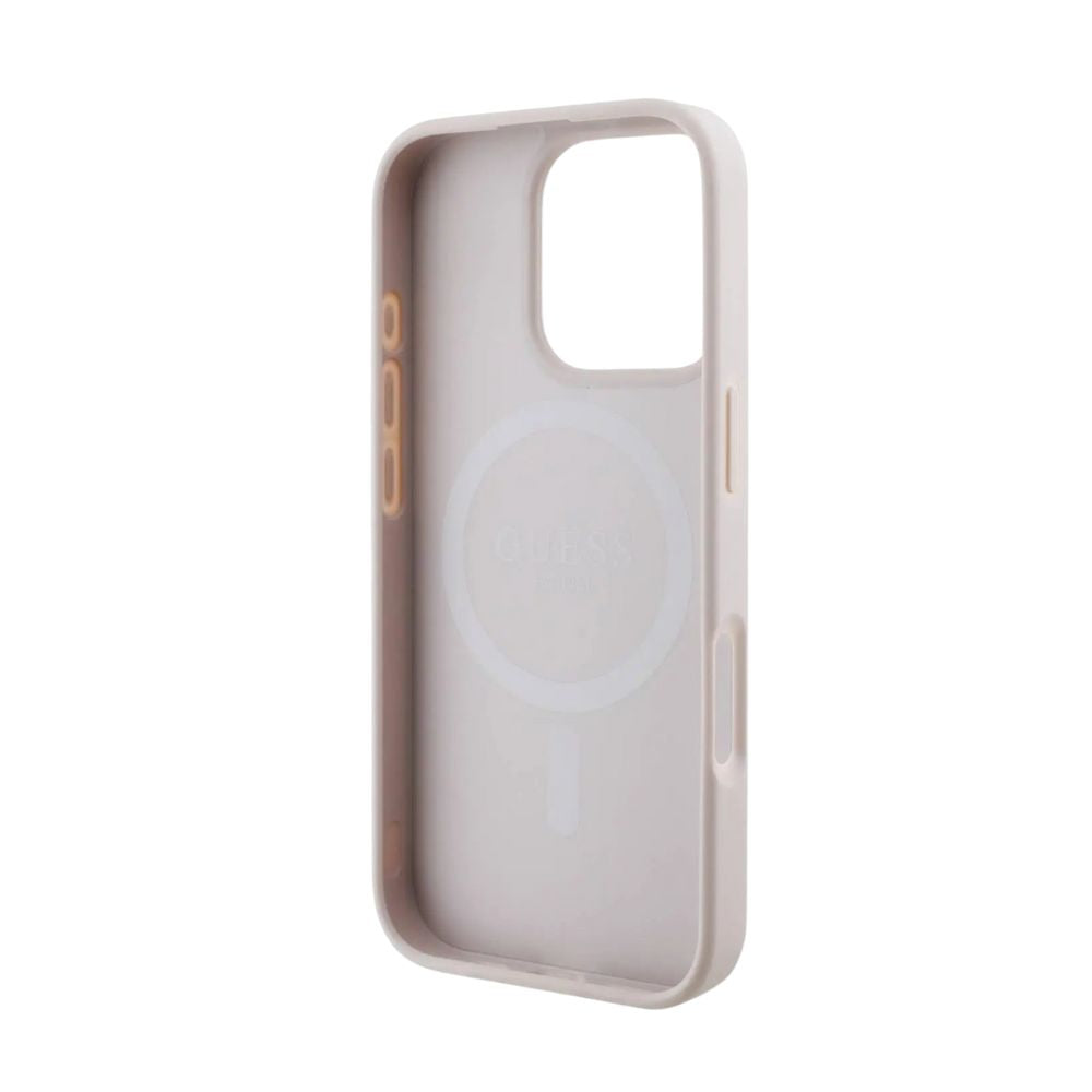 Guess MagSafe iPhone 16 Pro Case Saffiano PU Luxury Protection