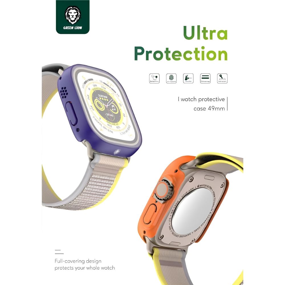 Green Lion Ultra Series Guard PRO Apple Watch 49mm - Purple