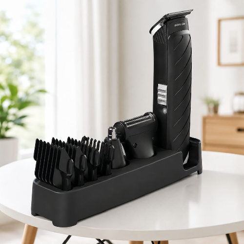 Green Lion Trim Core 3 Hair, Beard and Nose Trimmer - Black