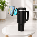 Porodo Hydrate & Phone Hold Magnetic Mount 40oz Insulated Tumbler