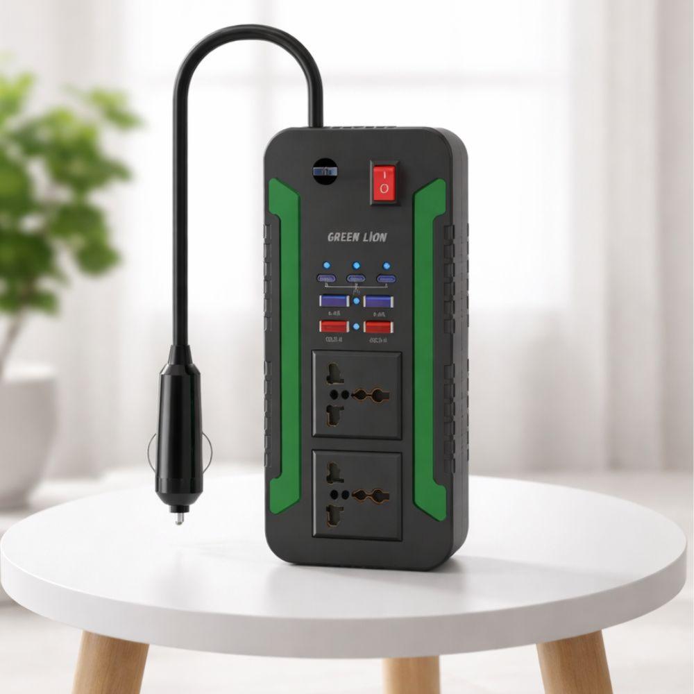 Car Power Inverter 300W – AC Converter Green Lion