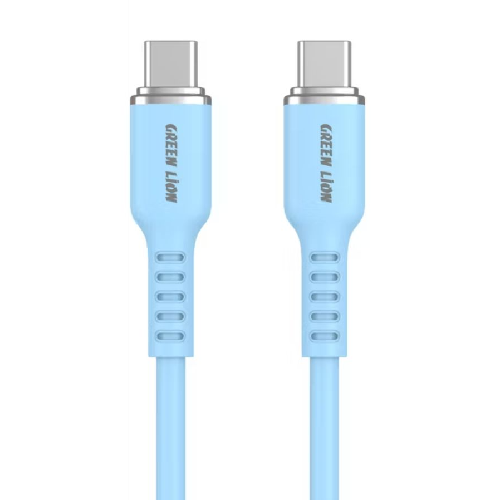 Green Lion USB-C TO USB-C Silicone Cable-Blue