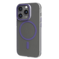 Levelo Clear MagSafe Glory Back Case For iPhone 14 Pro Matte Purple