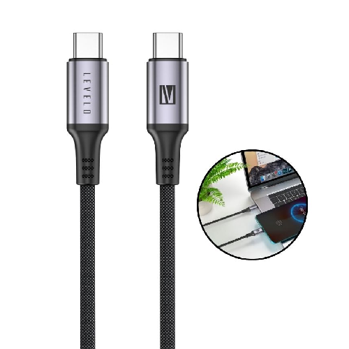 Levelo Otto USB-C to Type-C 60W Leather Cable