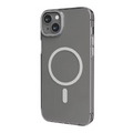 Levelo MagSafe Sensa Clear Back Case For iPhone 14 Plus - Clear or Silver