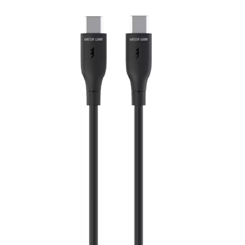 Green Lion USB-C TO USB-C PVC Cable 1M - Black