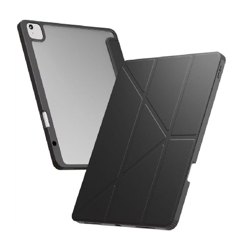 Levelo Conver Clear Back Hybrid iPad Air 11" 2024 Case-Black