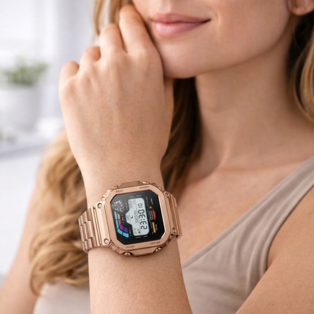 Smart Watch – Bluetooth Fitness Smartwatch Porodo Nomad - Gold