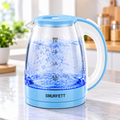 SMURFETT SE-2245 Electric Glass Kettle 2L 1500W Sky Blue