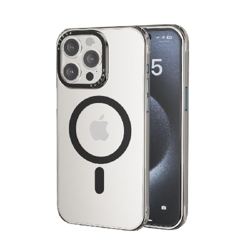 Mezone Clear Magnetic Case iPhone 14 Pro - Black
