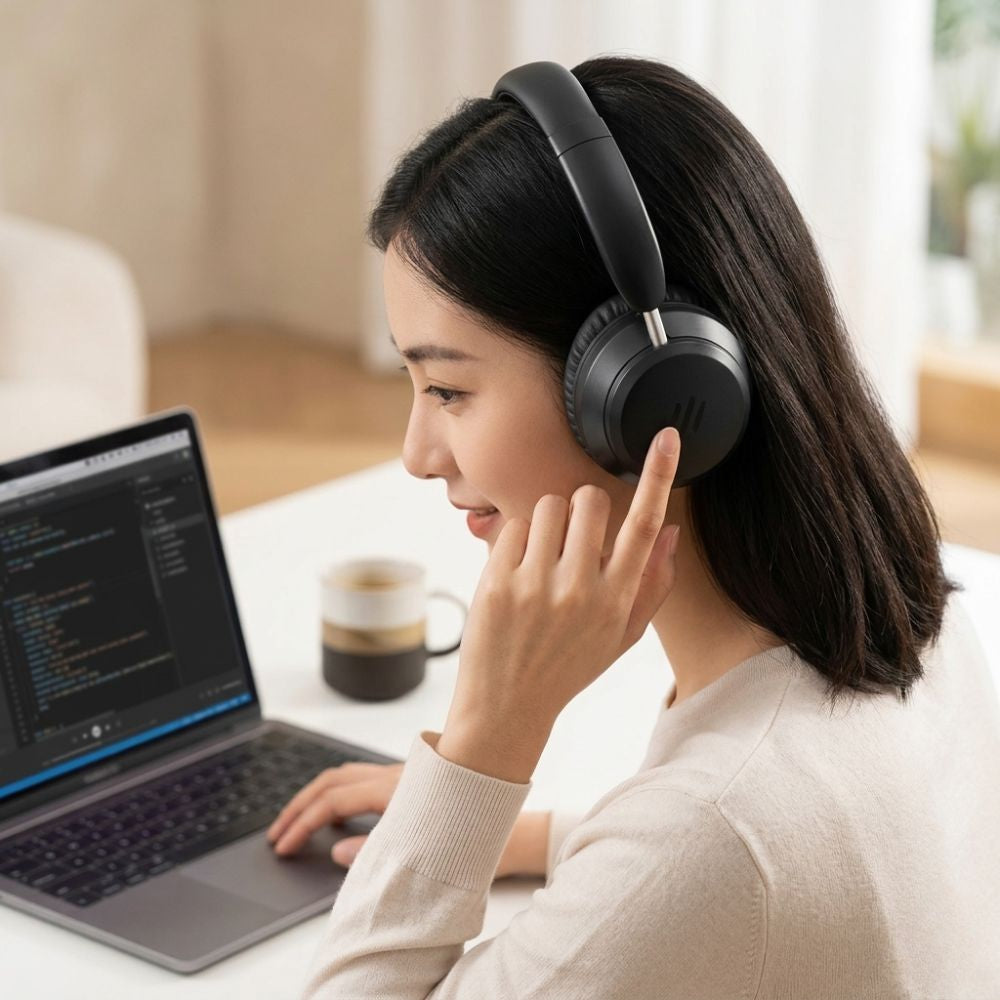 Mezone Antonio ANC Wireless Headphone - Black
