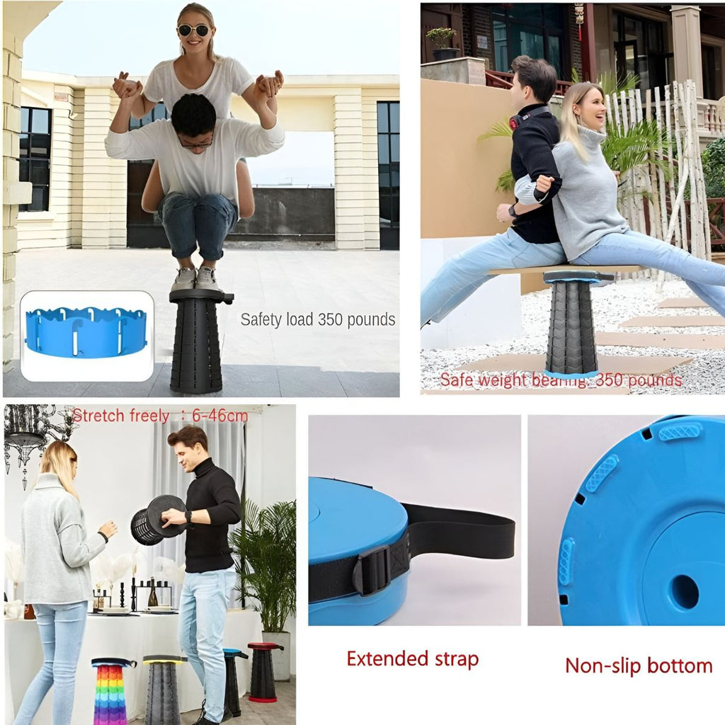Telescoping Foldable Stool